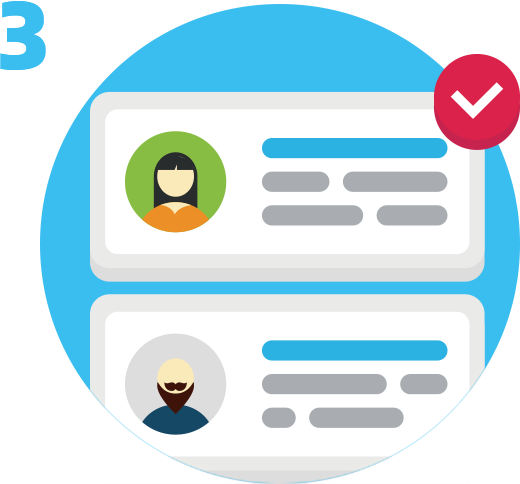 Patient information checked and ticked correct